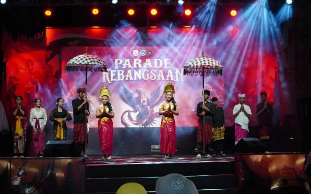 Tutup Rangkaian HUT ke-81 RI, Pemkab Lamongan Gelar Parade Kebangsaan antar-Etnis