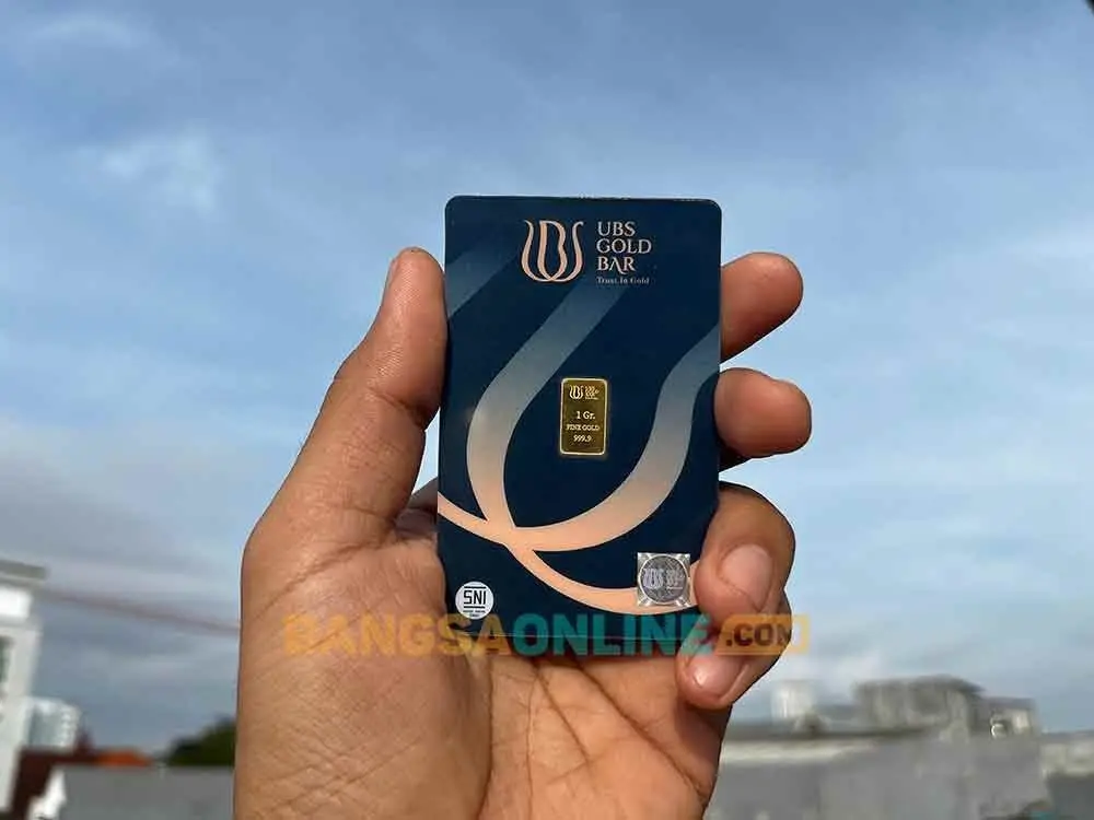 Tren Harga Emas UBS Hari Ini Merosot