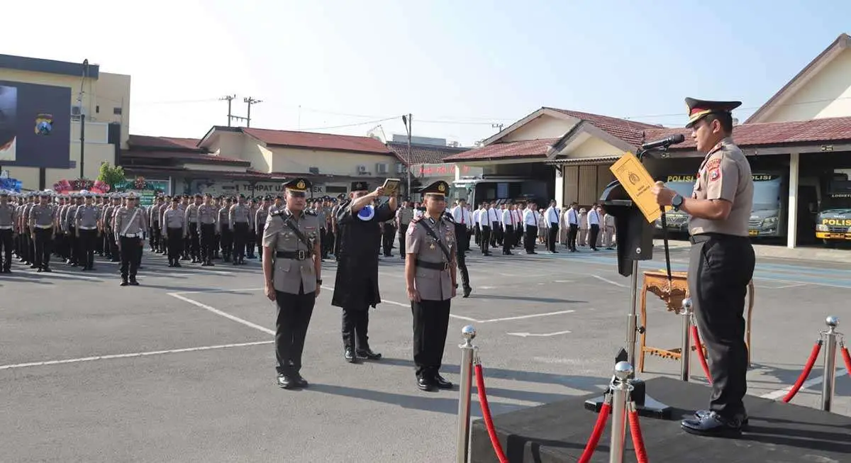 AKP Fauzan Zikra Resmi Jabat Kasatlantas Polres Kediri