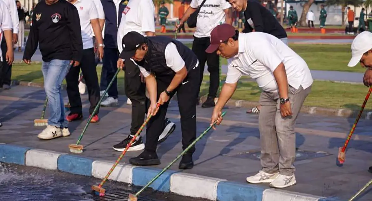 Pemkot Pasuruan Ajak PKL Jaga Kebersihan Alun-Alun