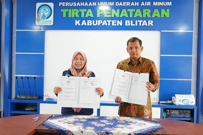 ​Amankan Jalur Kereta Api, KAI Daop 7 Madiun Sepakati Kerja Sama dengan Perumda Tirta Penataran