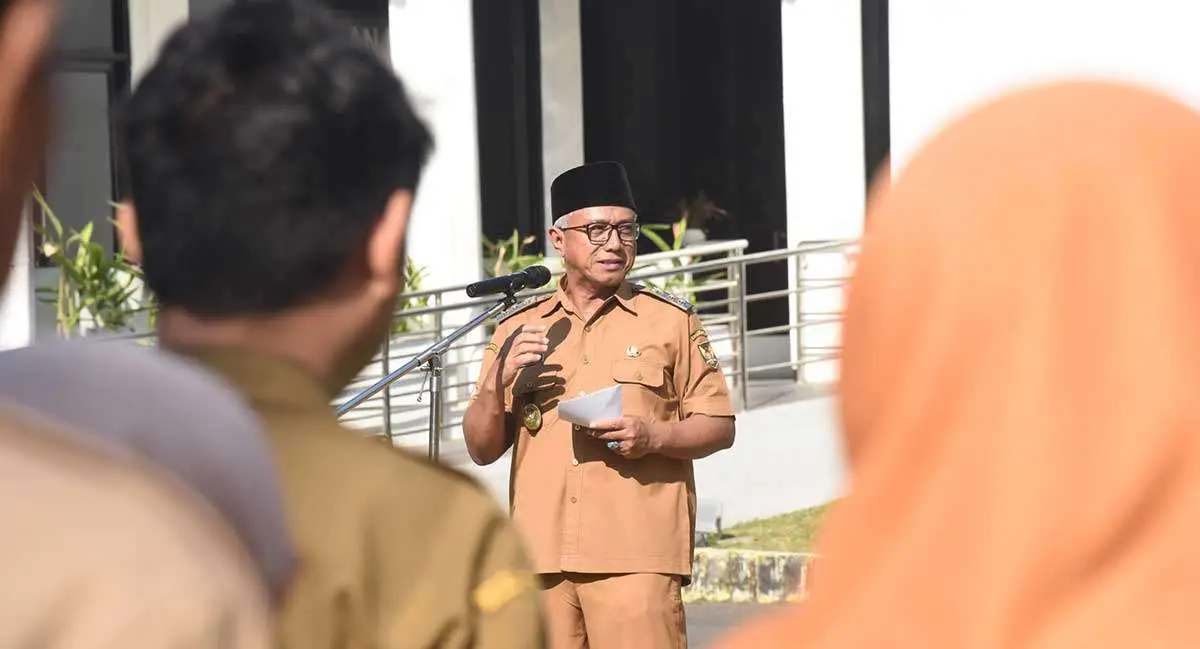 Mengheningkan Cipta Bersama ASN, Wakil Wali Kota Kediri Tekankan Makna Pengabdian