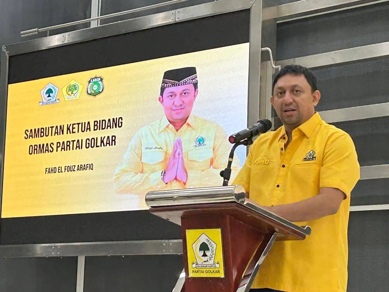 Fahd El Faouz Arafiq. Foto: Kabar Golkar