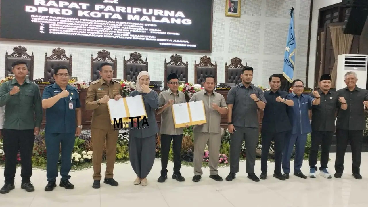 Ranperda Perubahan APBD Kota Malang Disetujui, DPRD Soroti PAD hingga Jalan Tembus Griya Santha
