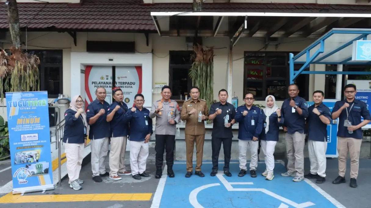 Polresta Malang Kota Hadirkan Fasilitas Air Siap Minum Gratis, Bisa Hangat atau Dingin