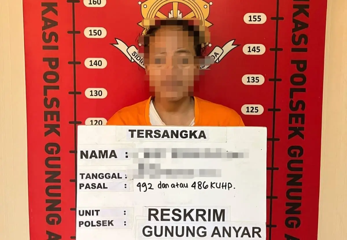 Polsek Gununganyar Surabaya Tangkap Wanita asal Bangkalan yang Bawa Kabur Motor Sewa Harian