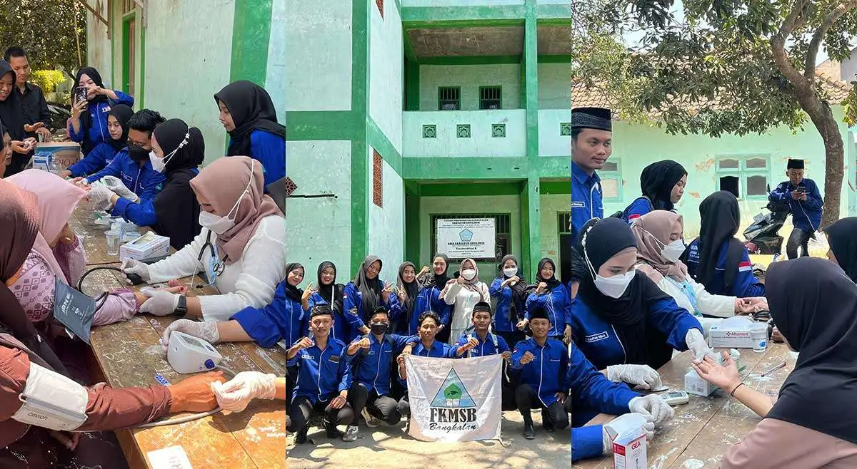 Program tahunan Mahasantri Mengabdi yang digelar FKMSB Bangkalan di Pondok Pesantren At-Ta’awun Sabilus Sholihin.