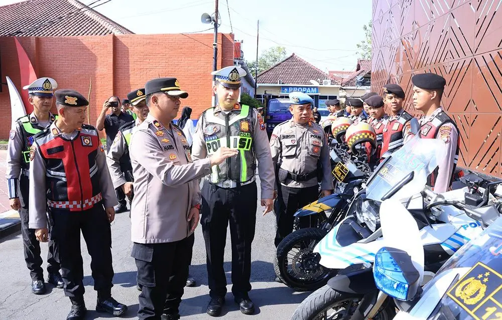 Amankan Parluh PSHT 2026, Polres Ngawi Gelar Apel Pasukan dan Cek Kesiapan Personel