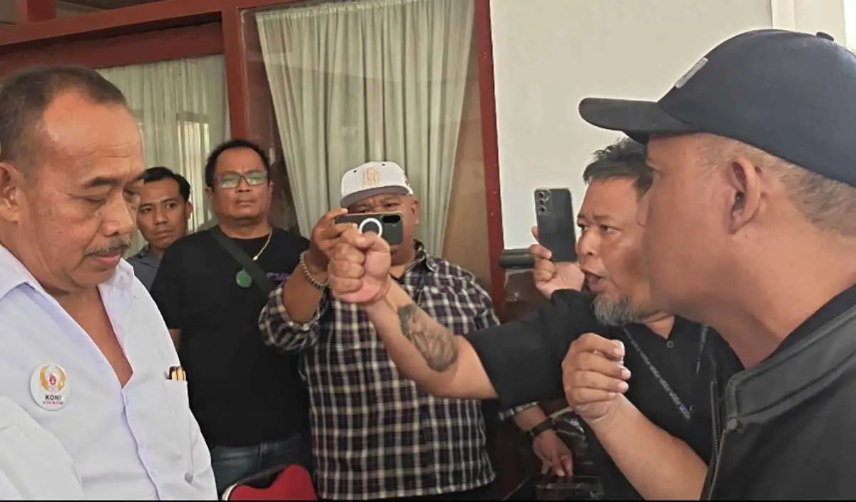 Sempat Ricuh, Polisi Pastikan Situasi Musorkotlub KONI Kota Blitar Terkendali