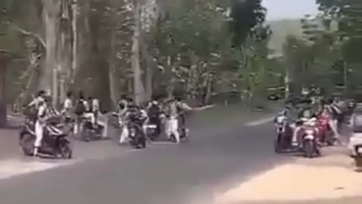 Viral Video Puluhan Pelajar Diduga Hendak Tawuran di Lamongan, Polsek Sambeng: Belum Sempat Terjadi