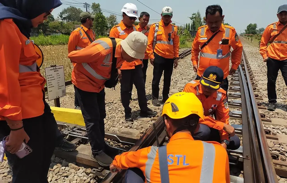 Demi Keselamatan Penumpang, KAI Cek Jalur Kediri-Tulungagung hingga Kondisi Petugas