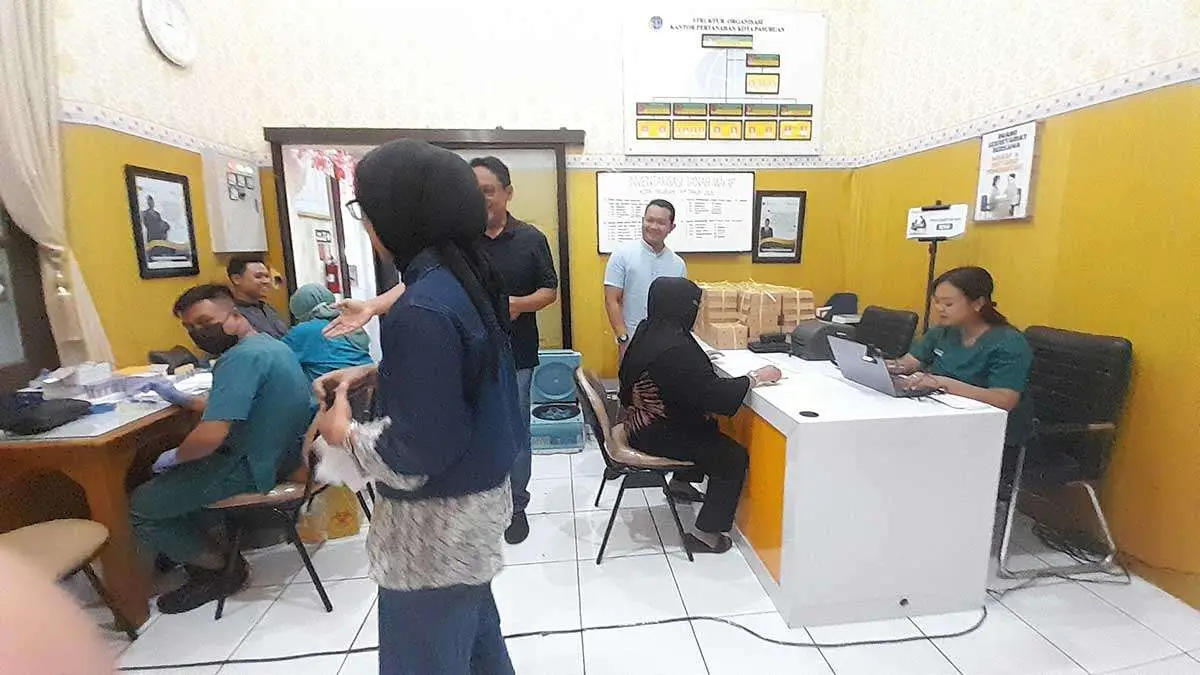 MCU bagi seluruh pegawai yang digelar Kantah Kota Pasuruan.