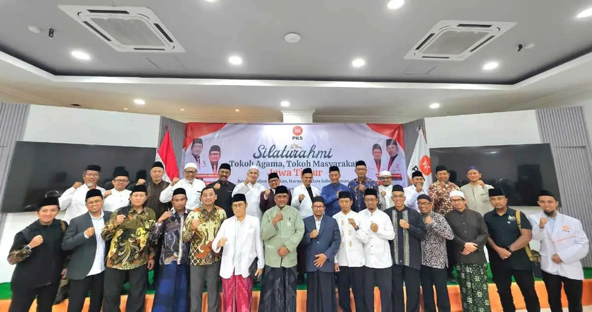 Silaturahmi tokoh agama dan masyarakat yang digelar DPW PKS Jatim.