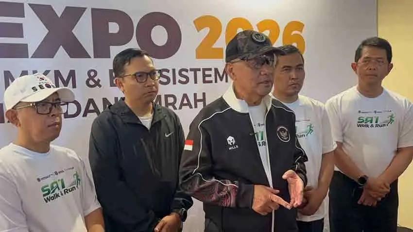 Menhaj Gus Irfan menyampaikan bahwa expo UMKM yang digelar Kemenhaj di Madiun telah mencatat transaksi sebesar Rp7,5 miliar. (Ist)
