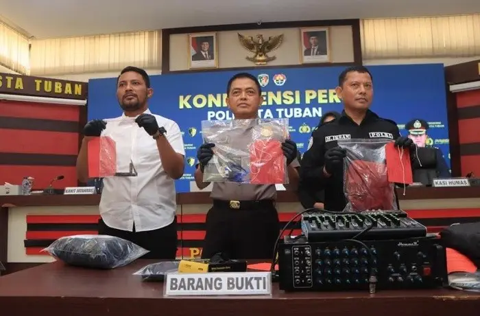 Dua Residivis Spesialis Bobol Sekolah dan Curanmor di Tuban Ditangkap
