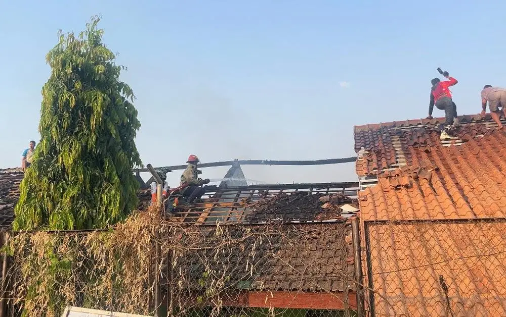 Ruang Musik dan IPA SMPN 1 Jogorogo Ludes Dilalap Api