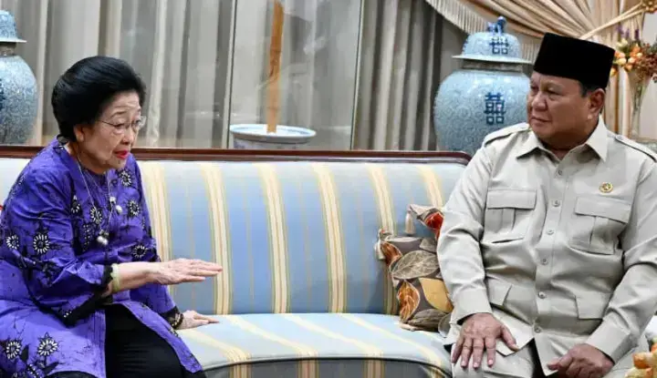 Prabowo Takziah ke Rumah Megawati, Sampaikan Duka atas Wafatnya Guruh Soekarnoputra