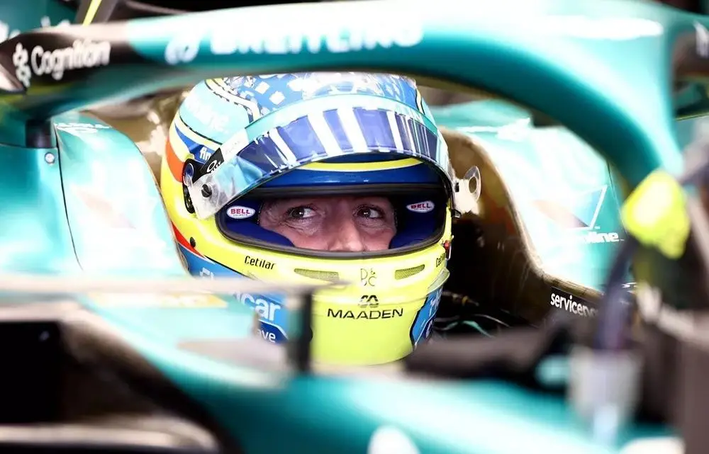 Fernando Alonso, Aston Martin. Foto: Alastair Staley / LAT Images via Getty Images