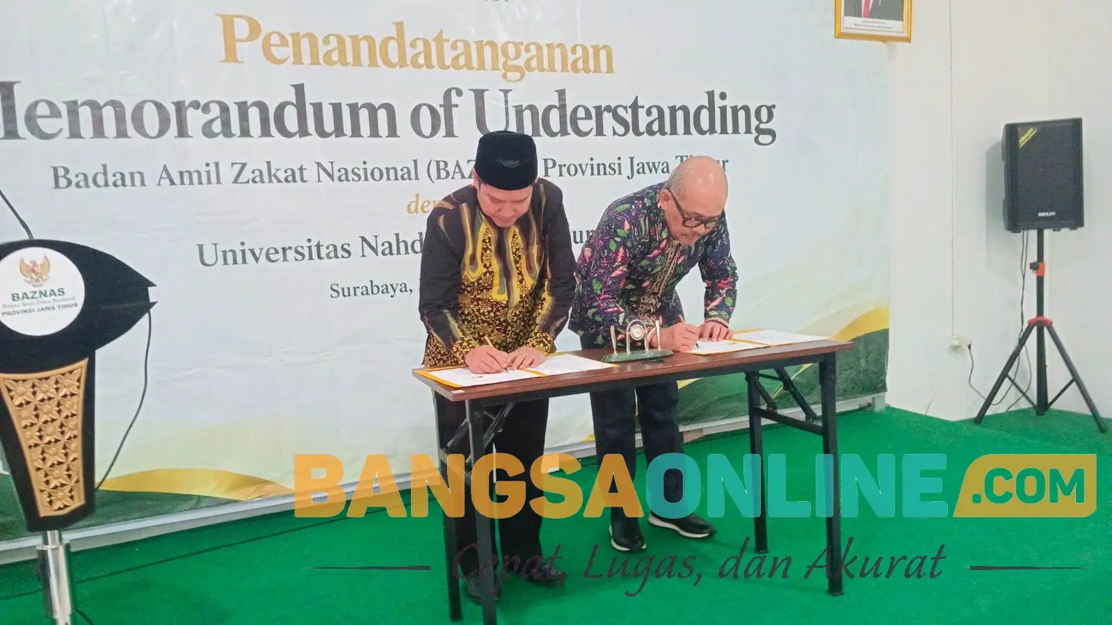 Baznas Jatim Teken MoU dengan Unusa, Riset hingga Beasiswa Jadi Fokus Kerja Sama