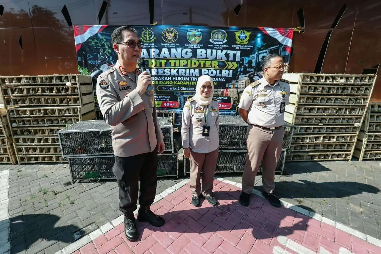 Bareskrim Ungkap Penyelundupan 3.394 Burung dari Vietnam, 2 WNA Jadi Tersangka