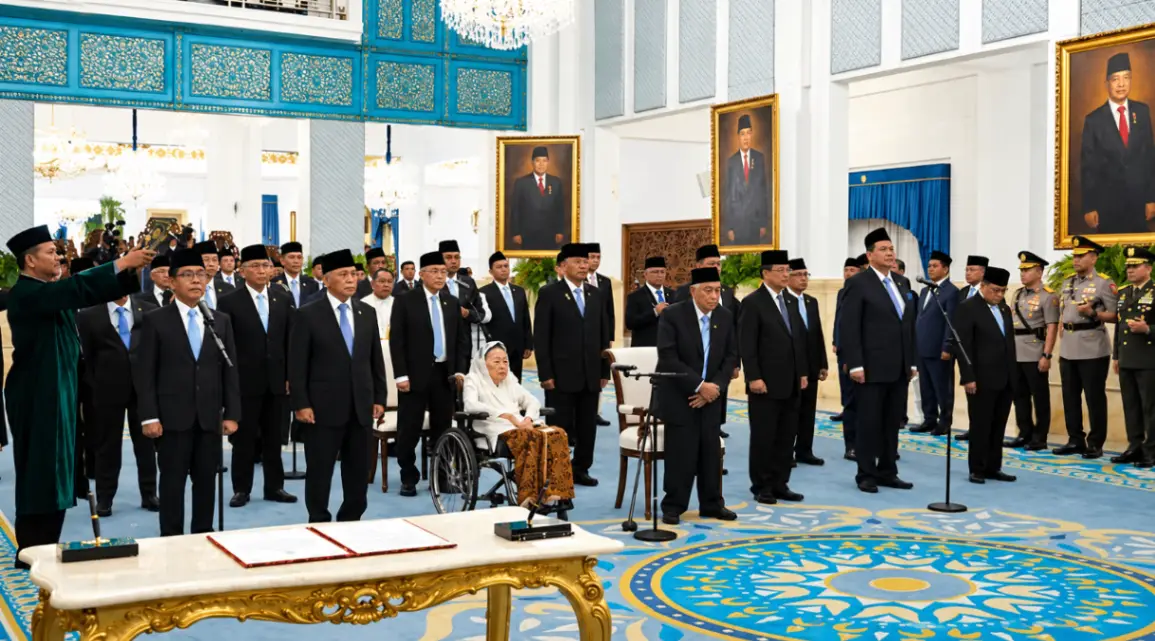 Sebanyak 26 anggota Wantimpres yang diantik Presiden Prabowo Subianto di Istana Negara Jakarta pada Jumat 2 Oktober 2026. Foto: Sekretariat presiden