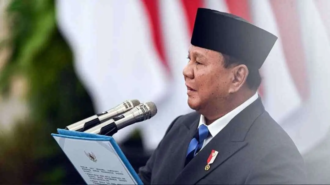 Presiden Prabowo Subianto saat melantik 26 Wantimpres di Istana Negara Jakarta paa Jumat 2 Oktober 2026. Foto: bisnis.com/antara 