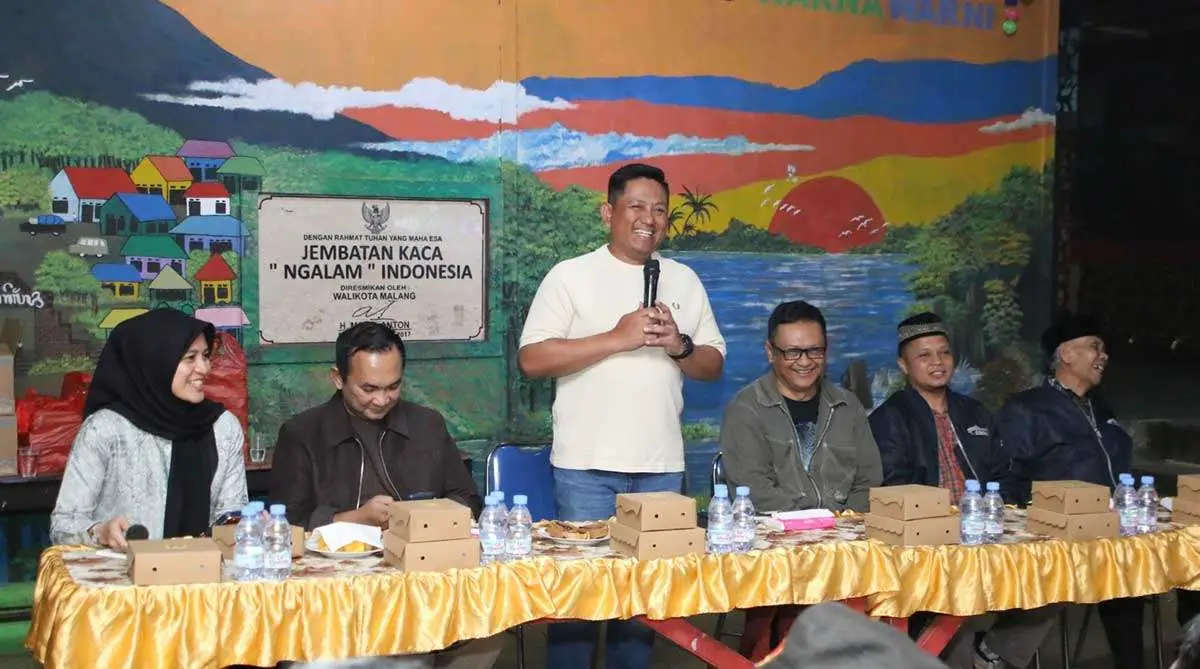Gelar Dialog Warga di Kampung Warna-Warni, Kapolresta Malang Kota Dorong Potensi Ekonomi Lokal