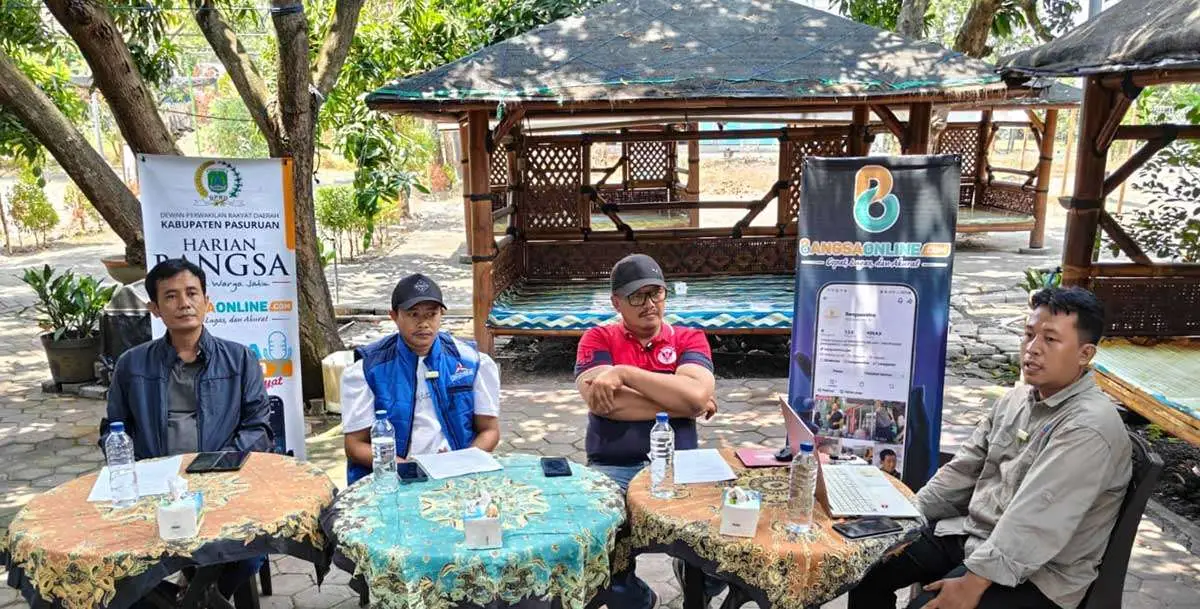 Anggota Komisi IV DPRD Kabupaten Pasuruan saat podcast bersama BANGSAONLINE dalam program Jawara atau akronim dari Jagongan Wakil Rakyat.
