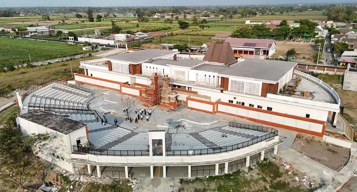 Pembangunan Museum Sri Aji Joyoboyo. Foto: Ist