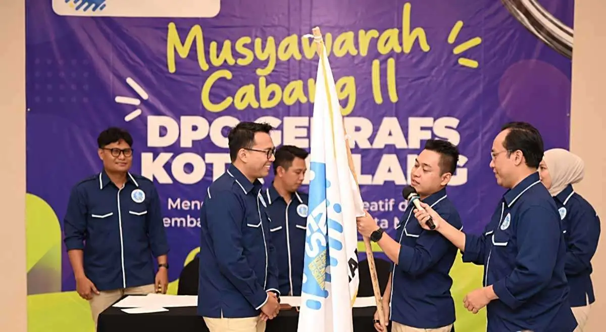 Reynaldi Angga Sazali Pratama atau yang akrab disapa Pay saat terpilih sebagai Ketua DPC Gekrafs Kota Malang.