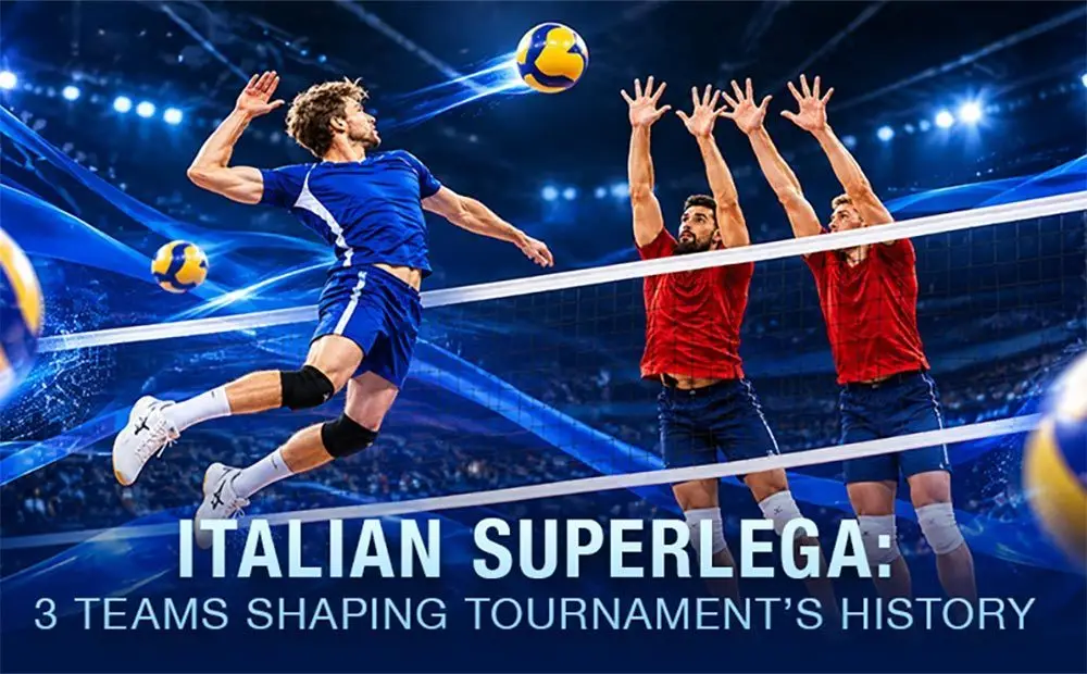 Peta Persaingan Voli Italia: Kisah Sukses 3 Klub Pengoleksi 10 Gelar SuperLega
