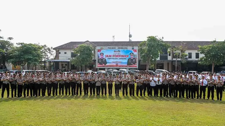 Kapolres Jombang Tekankan Budaya Bersih dan Disiplin Jelang Kedatangan Kapolri