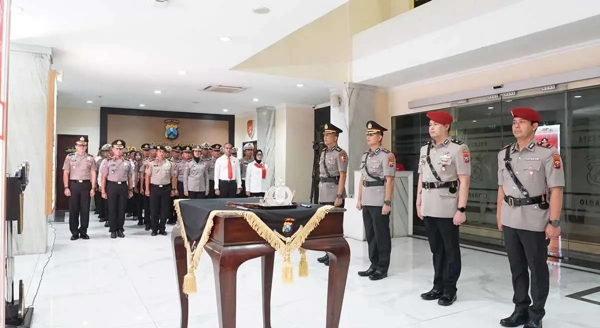 AKBP Fahrian Saleh Siregar Resmi Jabat Wakapolresta Sidoarjo