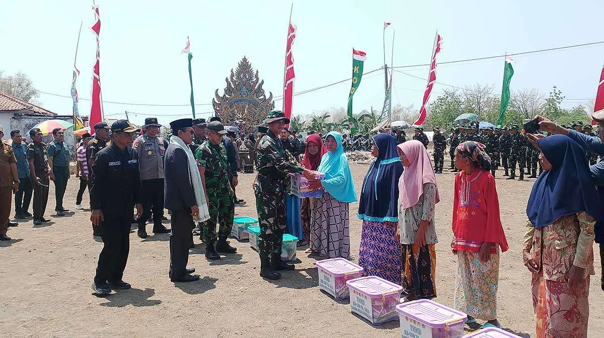 TMMD ke-130 Pamekasan Bangun Infrastruktur dan Rutilahu di Desa Jarin