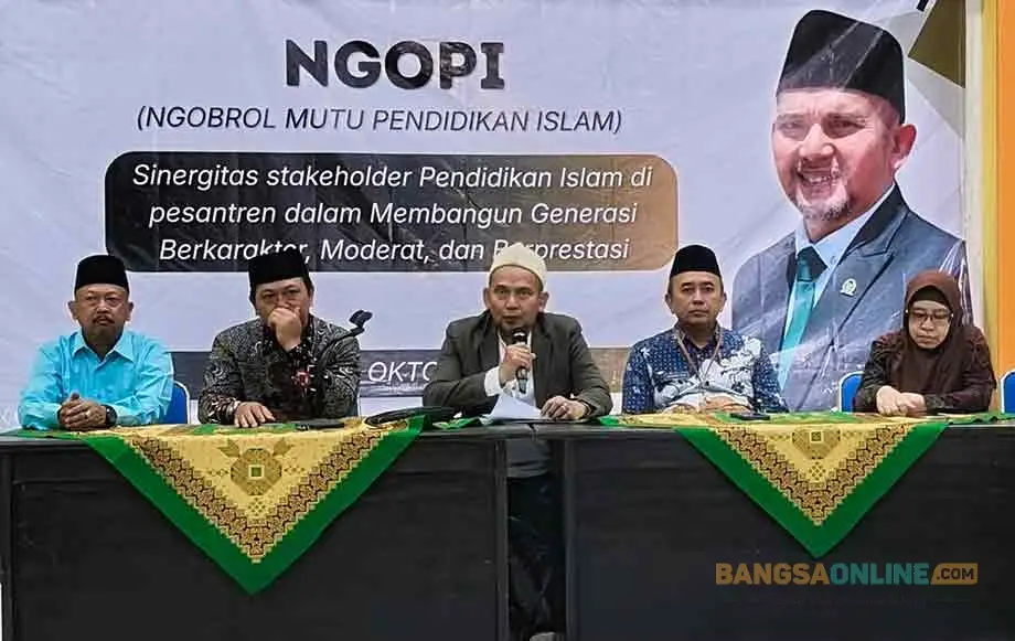 Sinergi Kemenag Kediri bersama Pesantren, Perkuat Generasi Muda Lewat Forum Ngopi