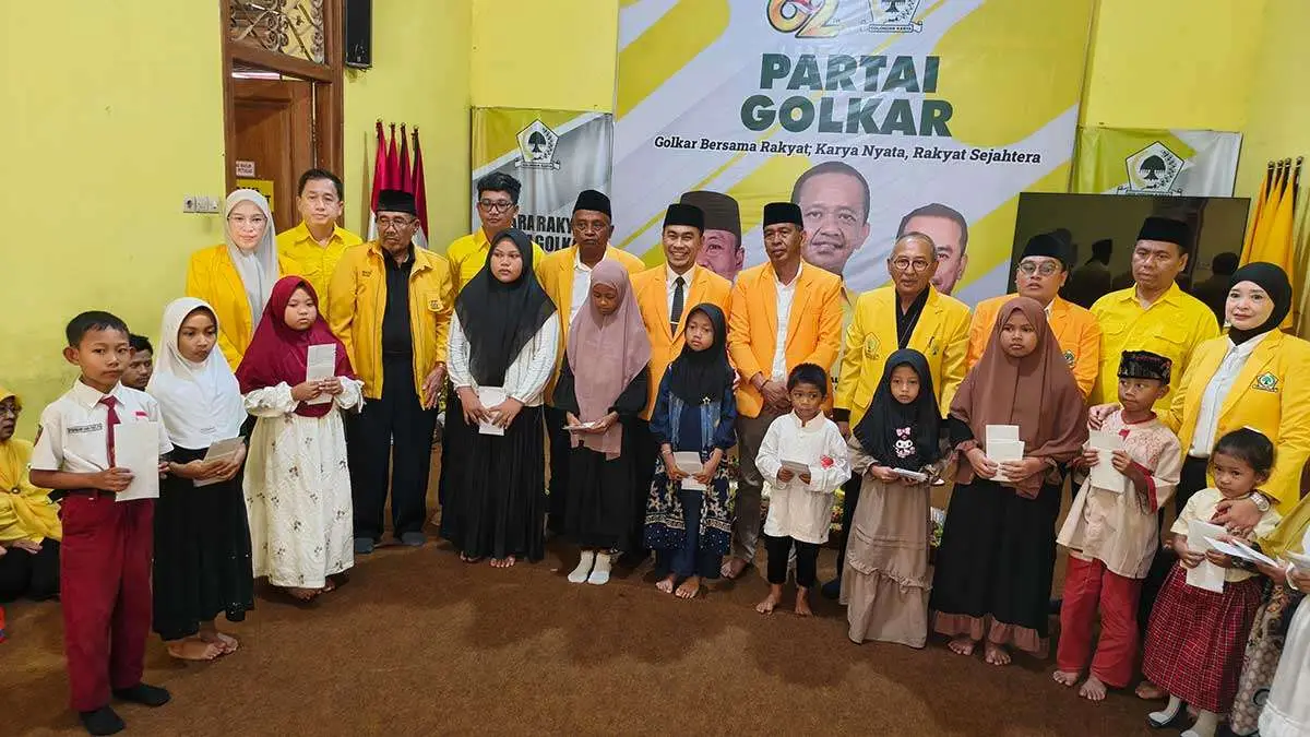 Peringatan HUT ke-62 partai yang digelar DPD Golkar Kota Malang.
