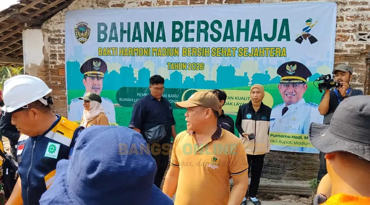 Program Babe Pemkab Madiun Bantu Renovasi 5 Rumah Warga di Desa Sidomulyo