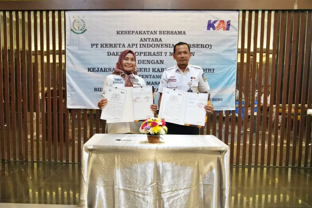 KAI Daop 7 Madiun Gandeng Kejari Kabupaten Kediri, Perkuat Pengamanan Aset dan Penanganan Hukum