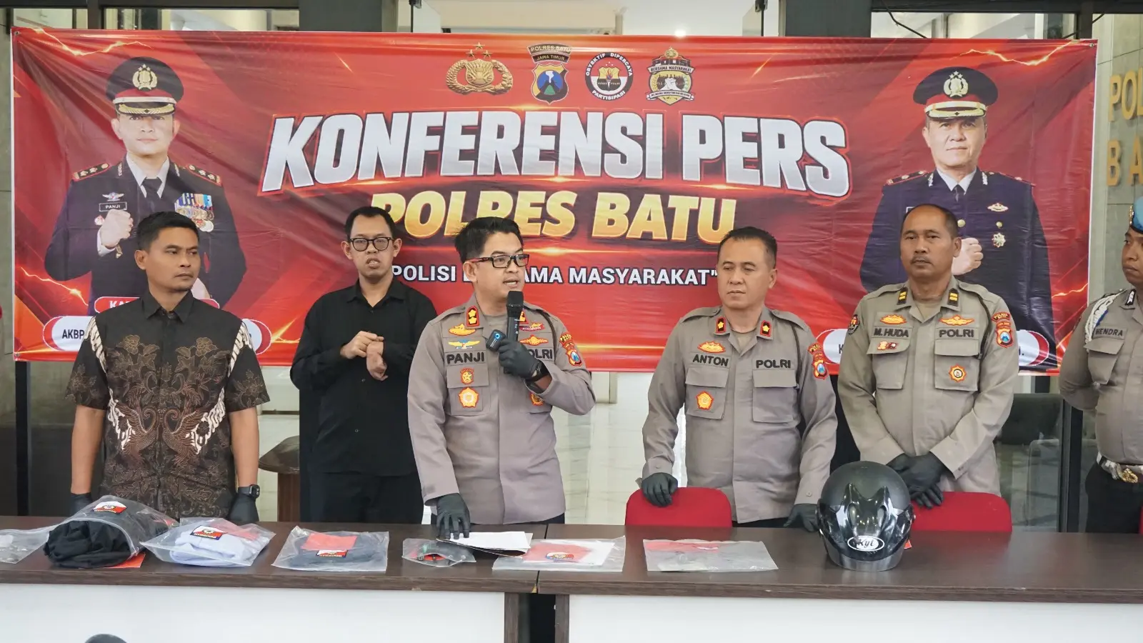 Operasi Sikat Semeru 2026 Polres Batu Ungkap 8 Kasus Curanmor, 11 Tersangka Ditangkap