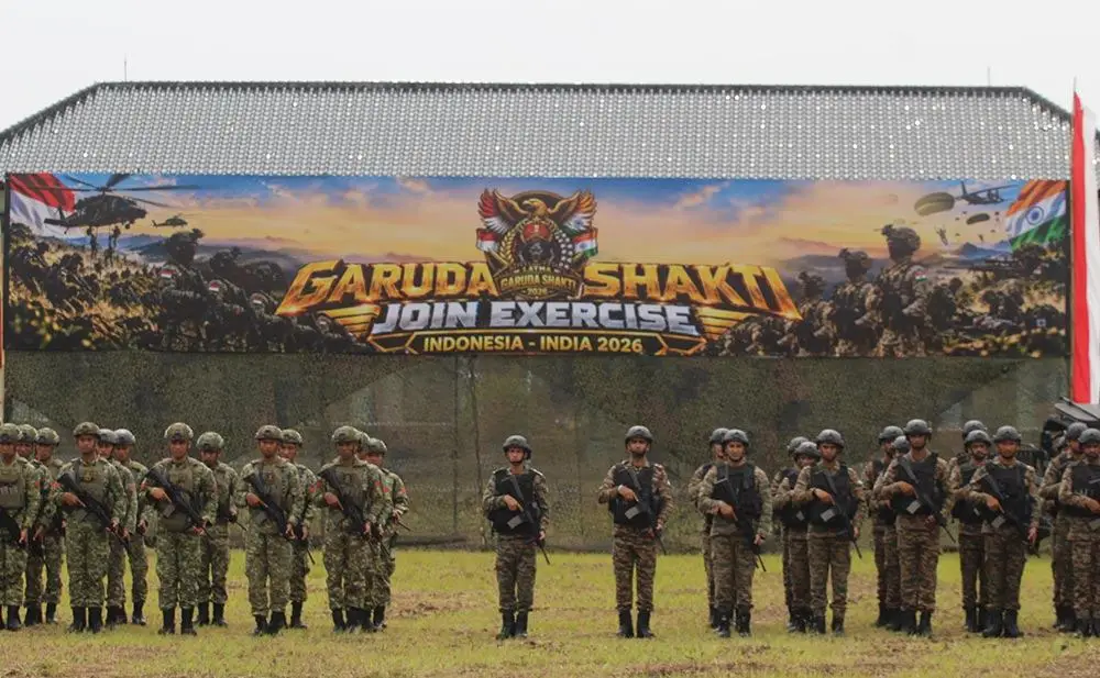 Latihan Bersama Garuda Shakti 2026: Yonif 515 Kostrad dan Pasukan Khusus India Asah Kemampuan Tempur