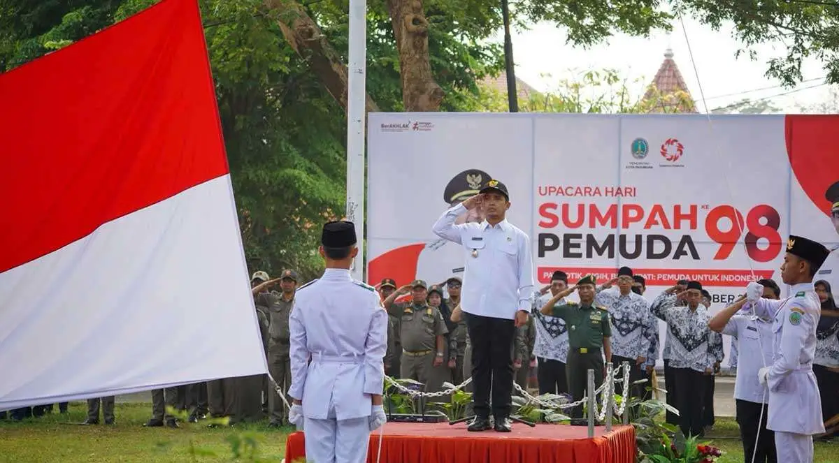 Peringati Sumpah Pemuda ke-98, Wali Kota Pasuruan Ajak Generasi Muda Perkuat Karakter