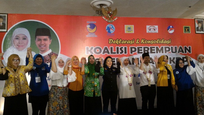 KPP Deklarasi Menangkan Khofifah-Emil