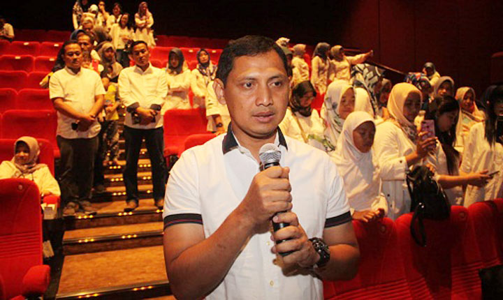 Polresta Sidoarjo dan Polres Bangkalan Nobar Film 'Hanya Manusia'