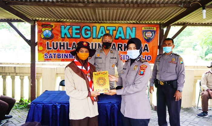 Polisi Sidoarjo Gandeng Saka Bhayangkara Perangi Narkoba