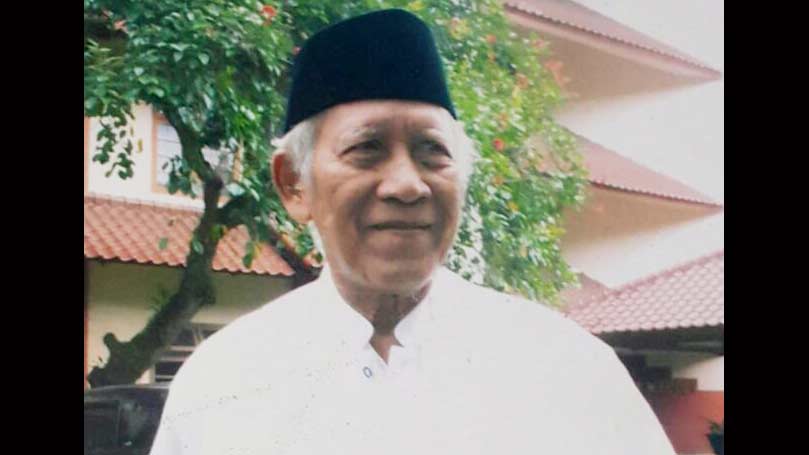 Rais Syuriah PCNU Gresik, KH Mahfud Ma'sum. foto: syuhud/ BANGSAONLINE