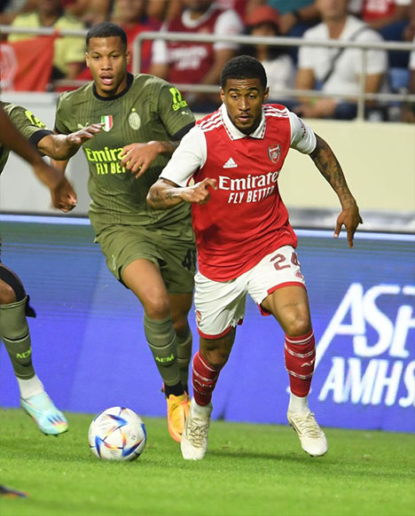 Hasil Dubai Super Cup 2022 Arsenal vs AC Milan: Ledakan Meriam London Runtuhkan Rossoneri