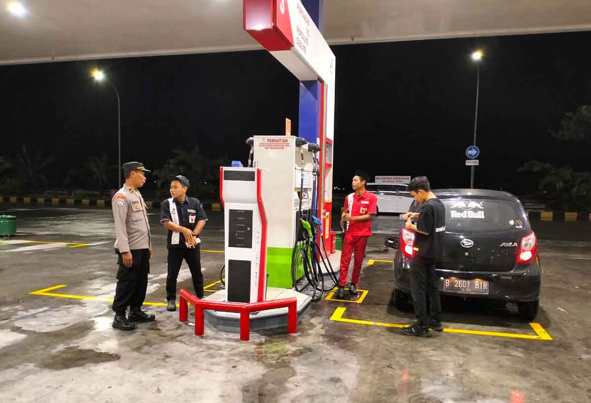Jaga Kodusivitas Kamtibmas, Polres Ngawi Patroli SPBU
