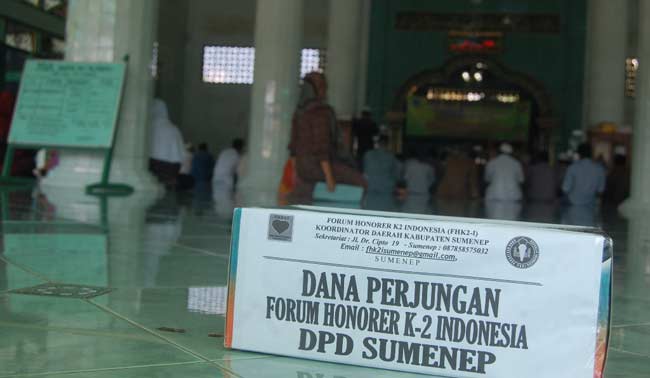 Minta Perhatian Pemerintah, Ratusan Honorer K2 di Sumenep Gelar Istighasah