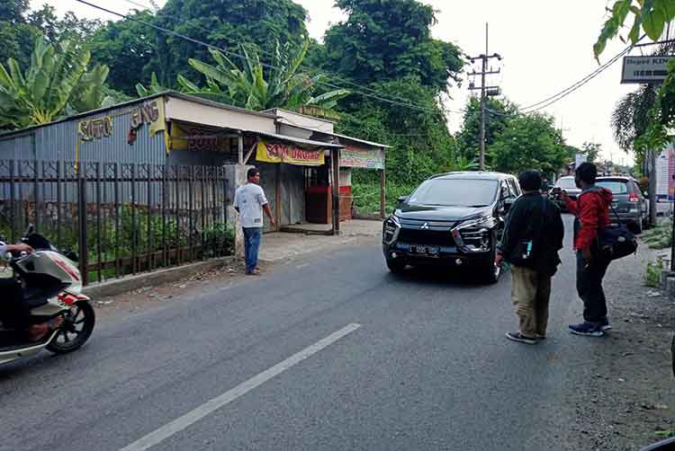 TKP di pasar Bluru Kidul Sidoarjo. Foto : ist