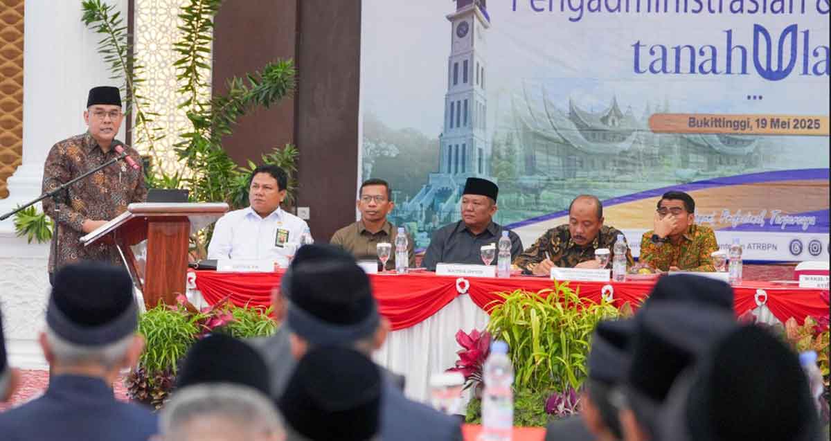 Sosialisasi di Kota Bukittinggi, Wamen ATR/BPN: Sertifikat Tanah Ulayat Hak Masyarakat Hukum Adat